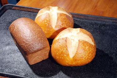 fresh baked breads at Kohnen’s Country Bakery, Tehachapi, CA